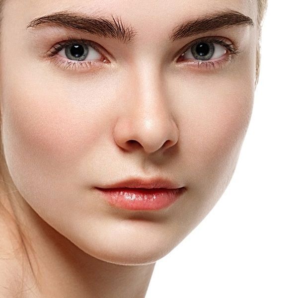 Beautiful woman's face